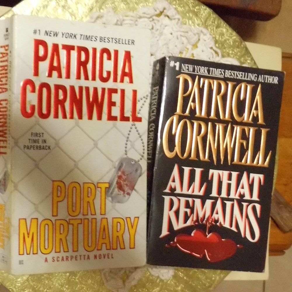 Book - (set/2) -  " Port Mortuary"  &  "All That Remains"